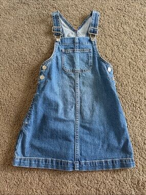 Cat & Jack Blue Denim Overall Dress for Girls